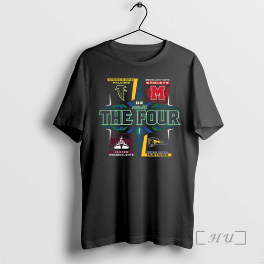 Officials 2025 Mhsaa Football Division 2 The Four T-Shirts, Hoodie, Sweatshirt | WearSparks.com