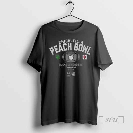 Officials 2026 Chick Fil A Peach Bowl 2 Team Ducks Vs Hoosiers Jan 9th 2026 T-Shirts, Hoodie, Sweatshirt | WearSparks.com