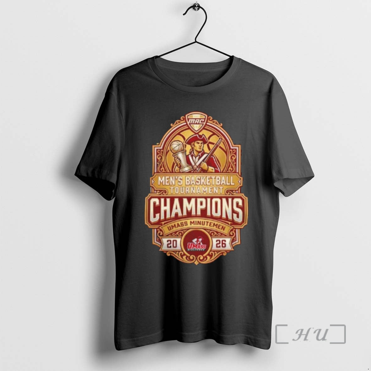 Officials 2026 Mac Mens Basketball Conference Tournament Umass Minutemen Champions Logo Premium T Shirts Sweater