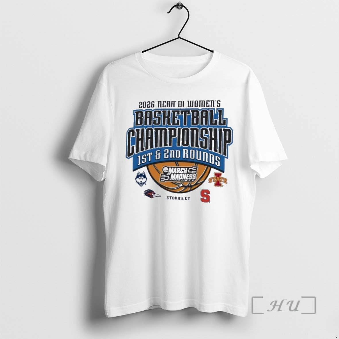 Officials 2026 Ncaa Di Womens Basketball 1st 2nd Rounds Storrs Ct Premium T Shirts Sweater