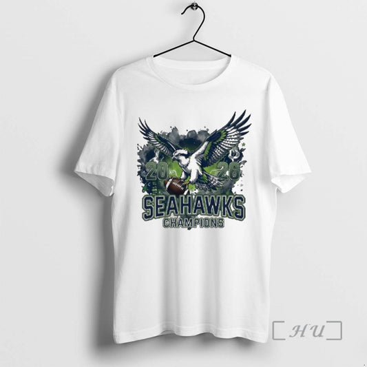Officials 2026 Seahawks Champions Flying Eagle With Football Sport T-Shirts, Hoodie, Sweatshirt | WearSparks.com