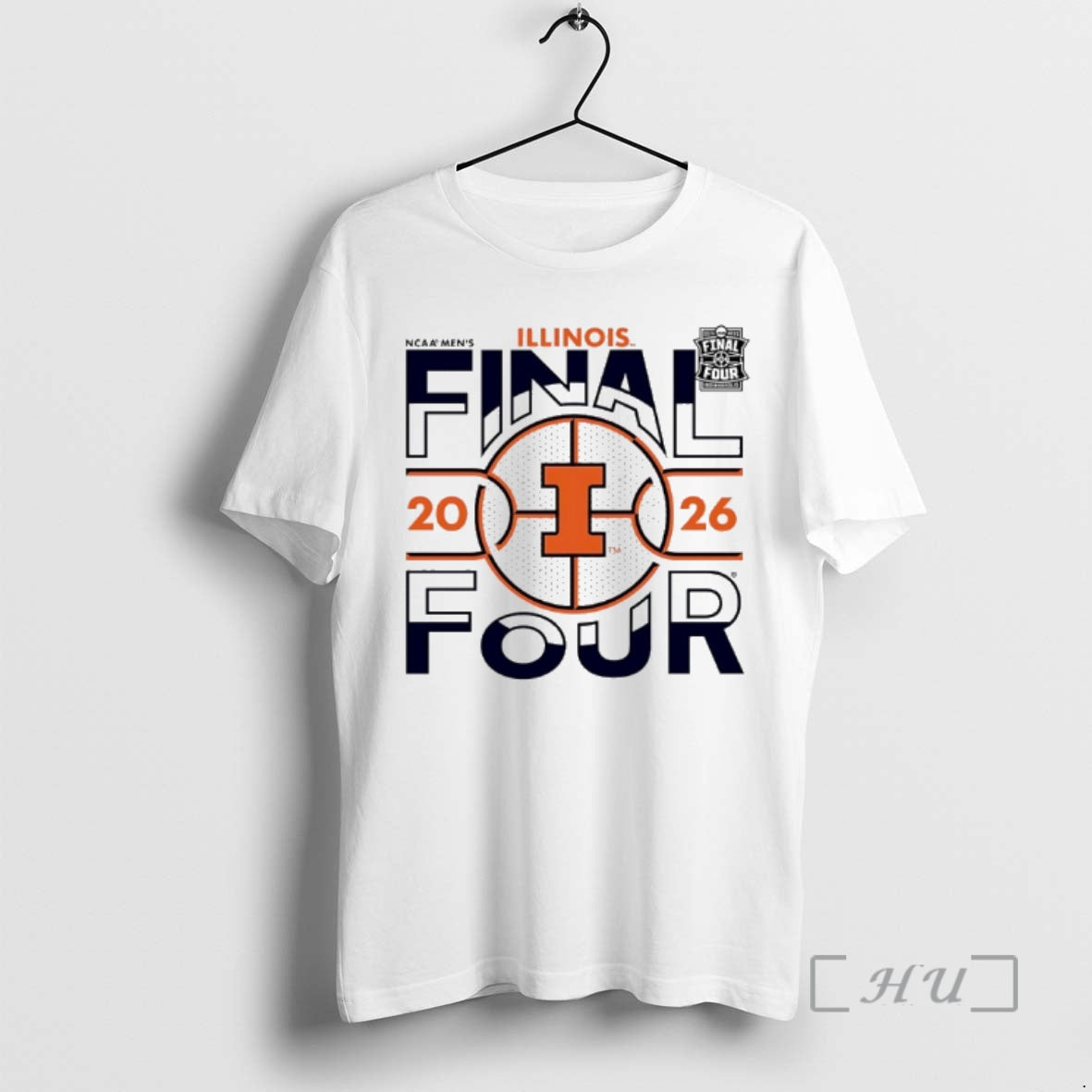 Officials 2wkiz7ii Illinois Fighting Illini Final Four 2026 Ncaa Mens Basketball Premium T Shirts Sweater
