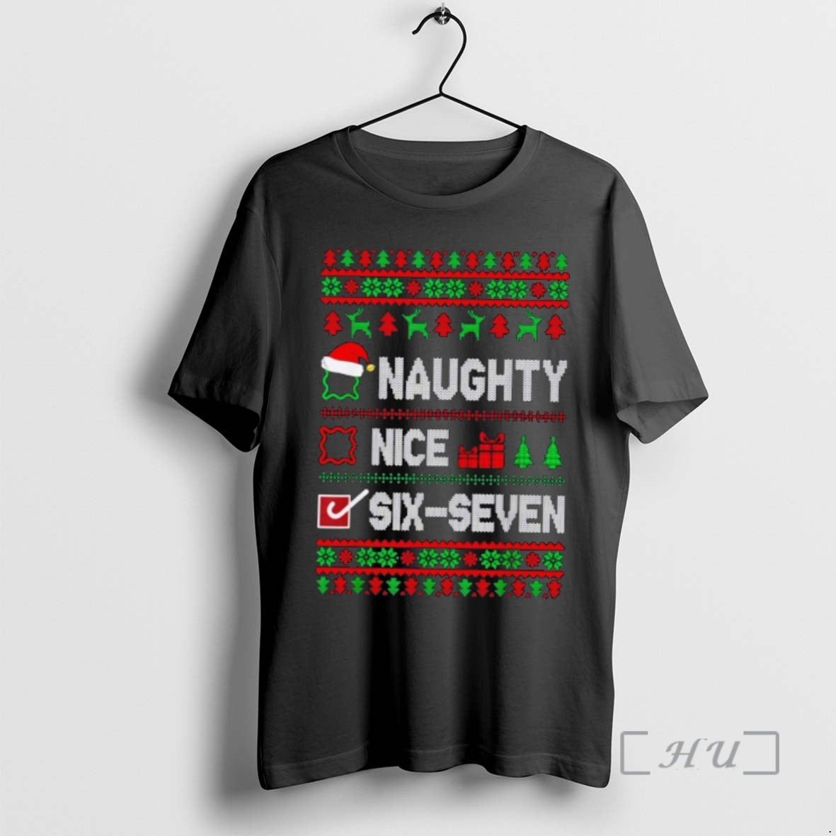 Officials 6 7 Meme Nice Naughty 67 Ugly Christmas Sweat T-Shirts, Hoodie, Sweatshirt | WearSparks.com