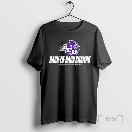 Officials Acu Football Back To Back Champs No Questions Asked T-Shirts, Hoodie, Sweatshirt | WearSparks.com
