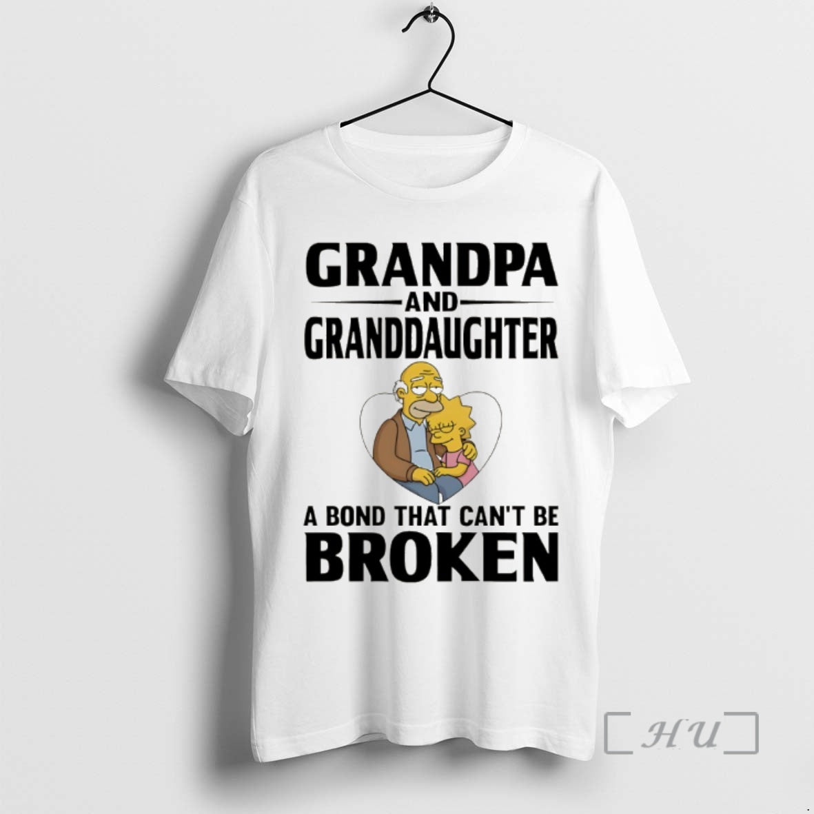 Officials Abraham Hug Lisa Grandpa Granddaughter And A Bond That Cant Be Broken Premium T-Shirts, Hoodie, Sweatshirt
