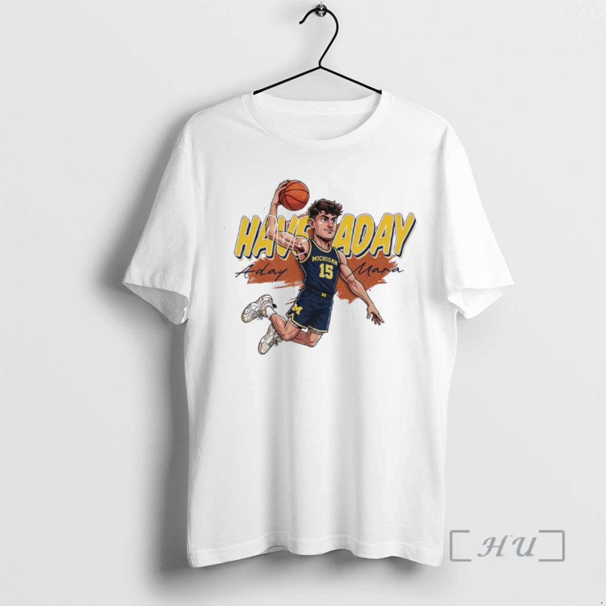 Officials Aday Mara University Of Michigan Basketball Have Aday Caricature