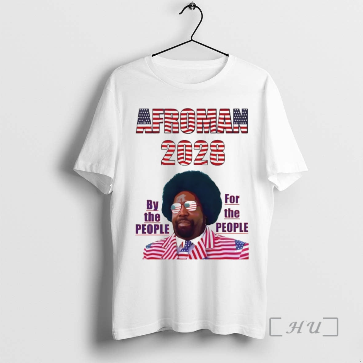 Officials Afroman 2028 By The People For The People American Flag Premium T Shirts Sweater