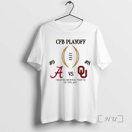 Officials Alabama Vs Oklahoma Cfp Playoffs Oklahoma Memorial Stadium Dec 19th 2025 Premium T Shirts Hoodie, Sweatshirt
