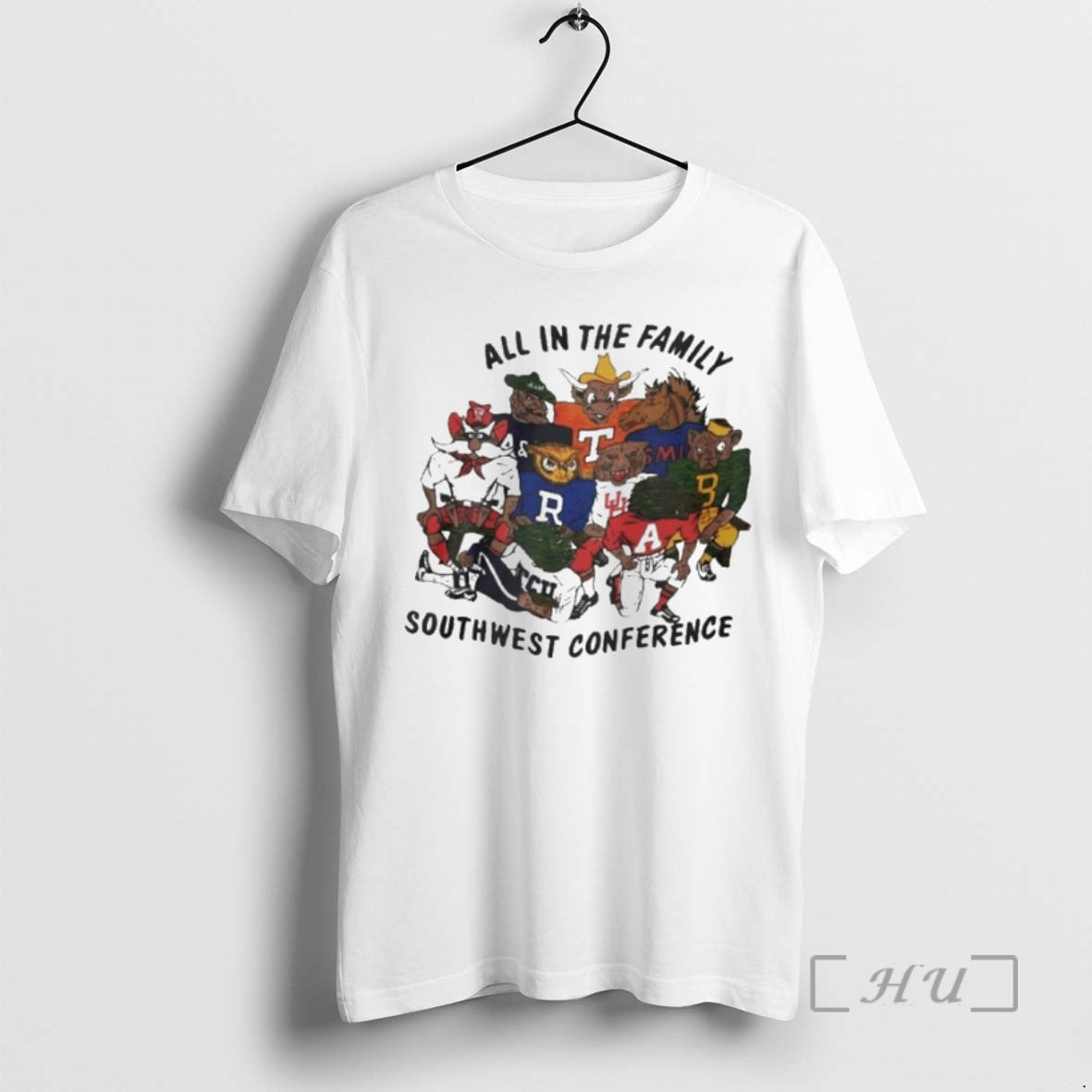 Officials All In The Family Southwest Conference Sec Mascots T-Shirts, Hoodie, Sweatshirt | WearSparks.com