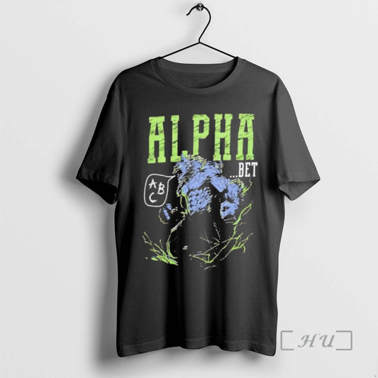 Officials Alpha Bet Wolf Graphic Retro T-Shirts, Hoodie, Sweatshirt | WearSparks.com