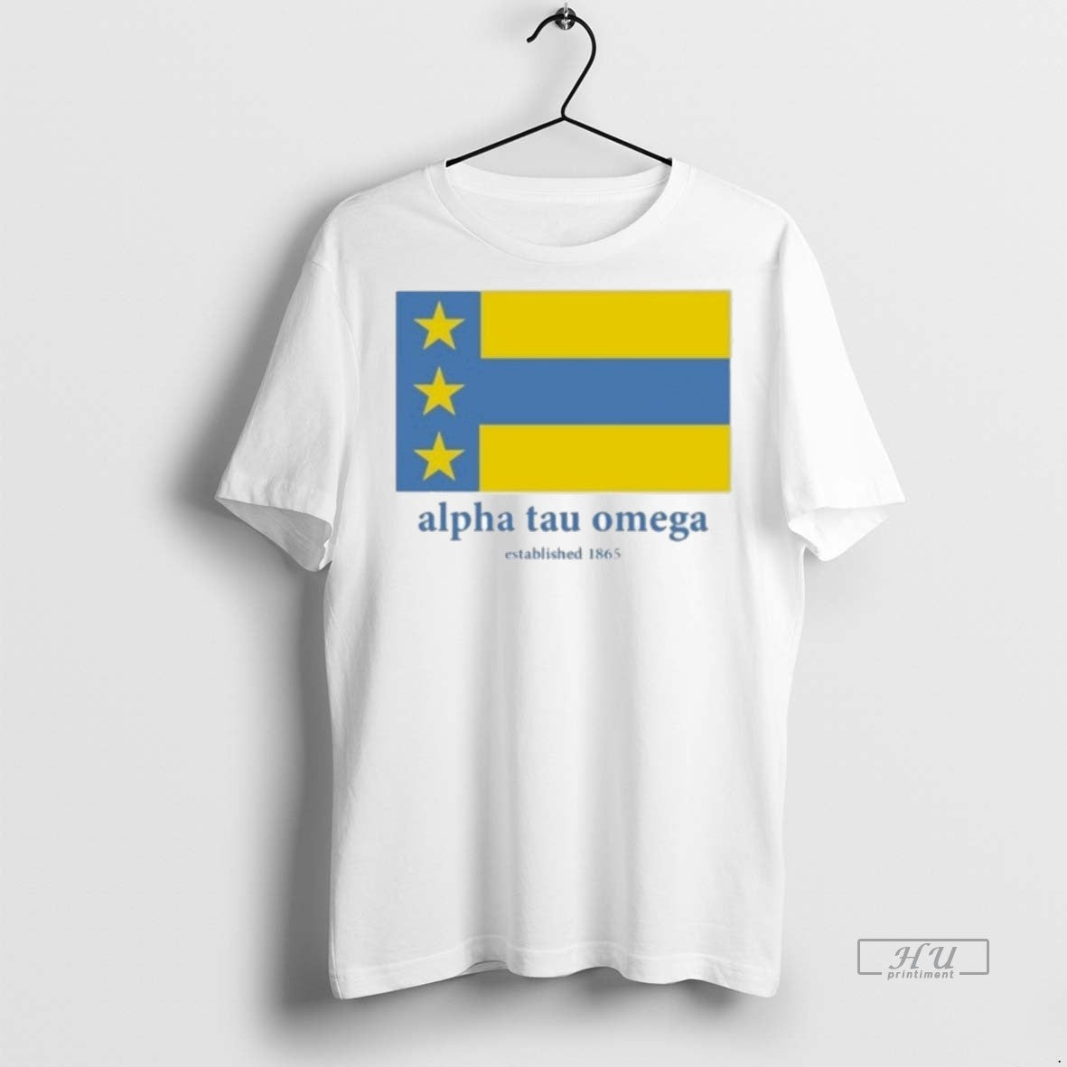 Officials Alpha Tau Omega Est 1865 Flag T Shirt Sweater