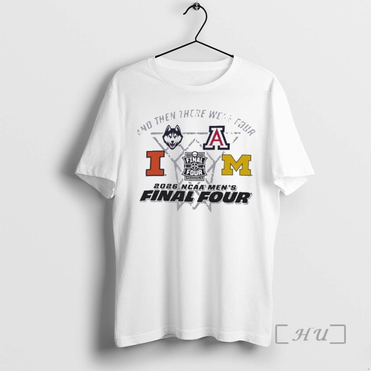 Officials And Then There Were Four Ncaa Mens Final Four 2026 Indianapolis Premium T Shirts