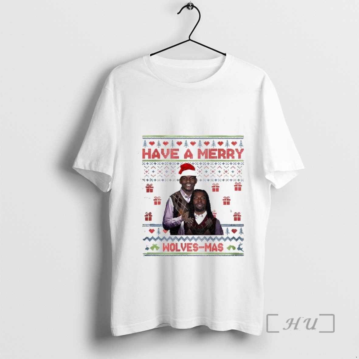 Officials Anthony Edwards And Naz Reid Minnesota Timberwolves Stepbrothers Have A Merry Wolves Mas Christmas T-Shirts,...