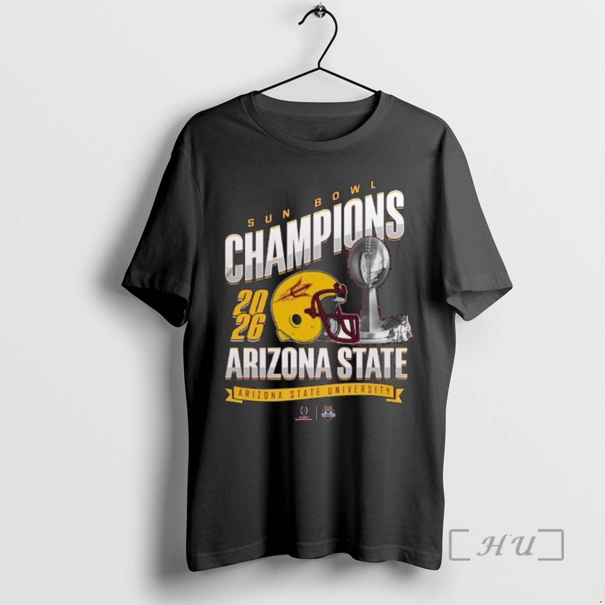 Officials Arizona State Sun Devils Sun Bowl Champions Trophy 2026 T-Shirts, Hoodie, Sweatshirt | WearSparks.com