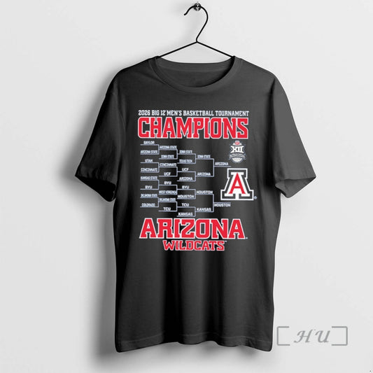 Officials Arizona Wildcats 2026 Big 12 Mens Basketball Tournament Champs