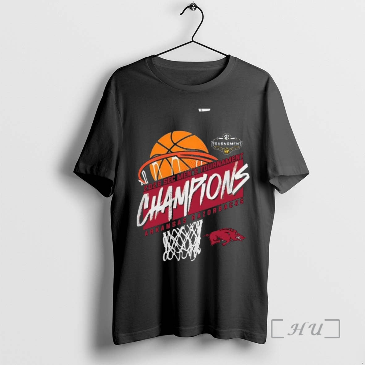Officials Arkansas Mens Basketball Sec Tournament Champions Basket