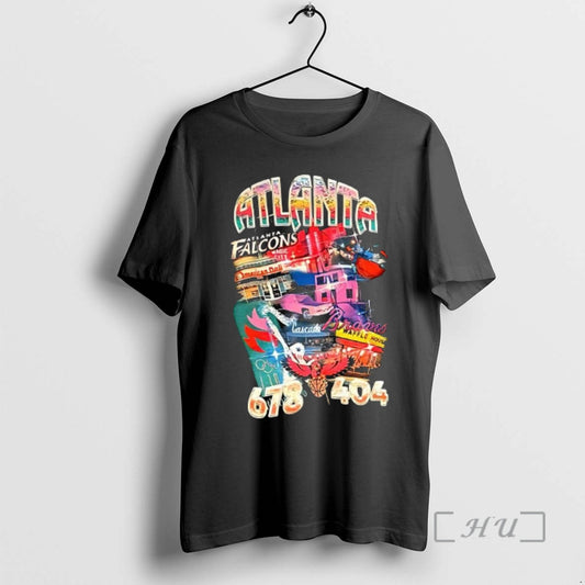 Officials Atlanta Falcons And Braves 678 404 T-Shirts, Hoodie, Sweatshirt | WearSparks.com