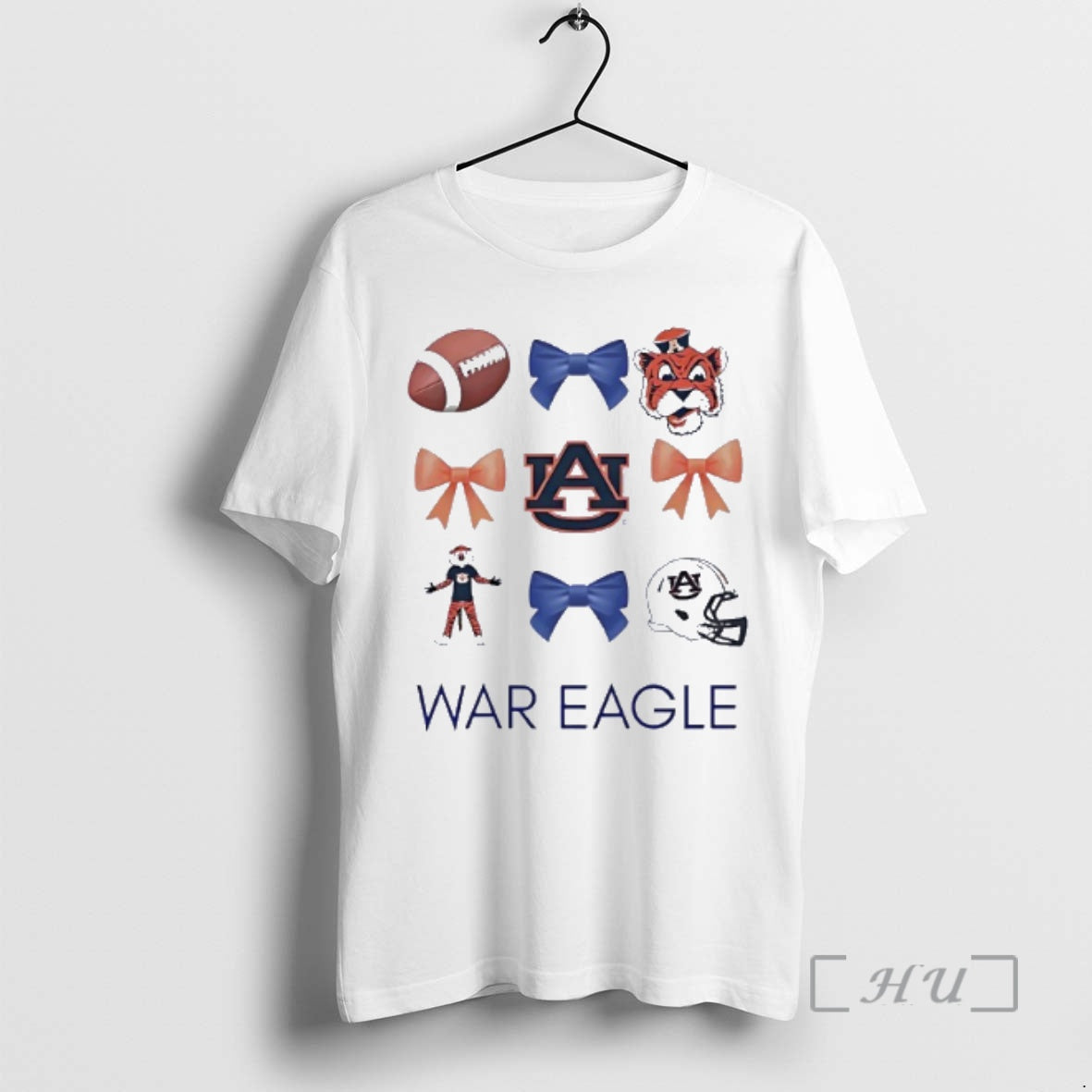 Officials Auburn Tigers War Eagle Bow And Mastcot And Helmet Football Premium T Shirts Sweater Hoodie, Sweatshirt