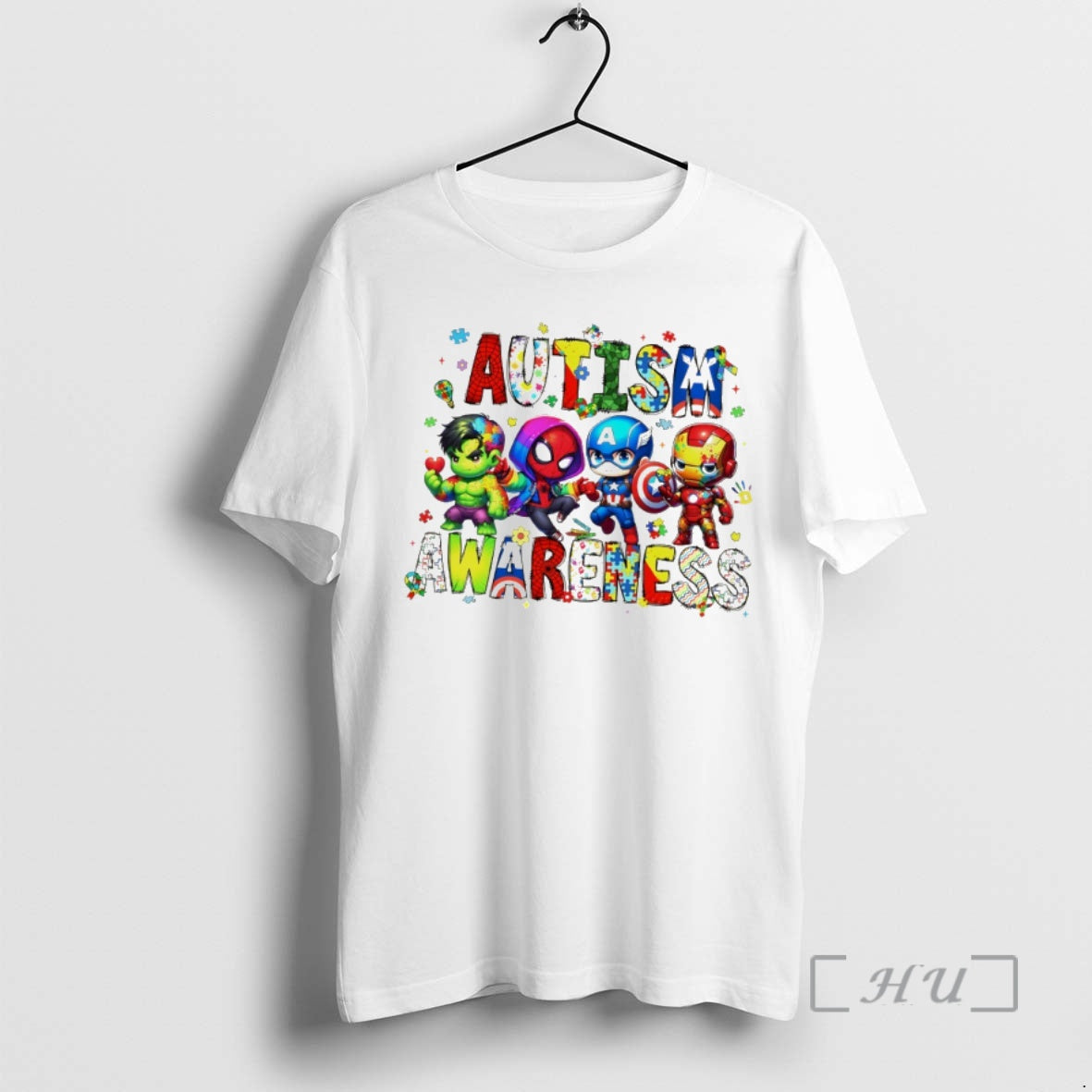 Officials Autism Awareness Superhero Cartoon Autism Squad