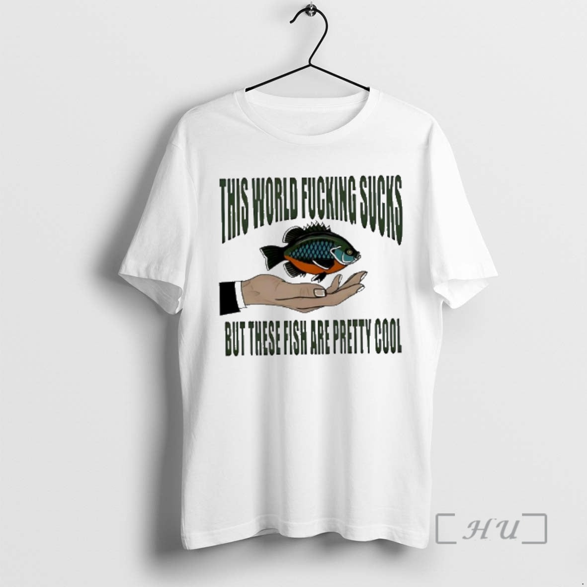 Officials Awesome This World Fucking Sucks But These Fish Are Pretty Cool Premium T Shirts