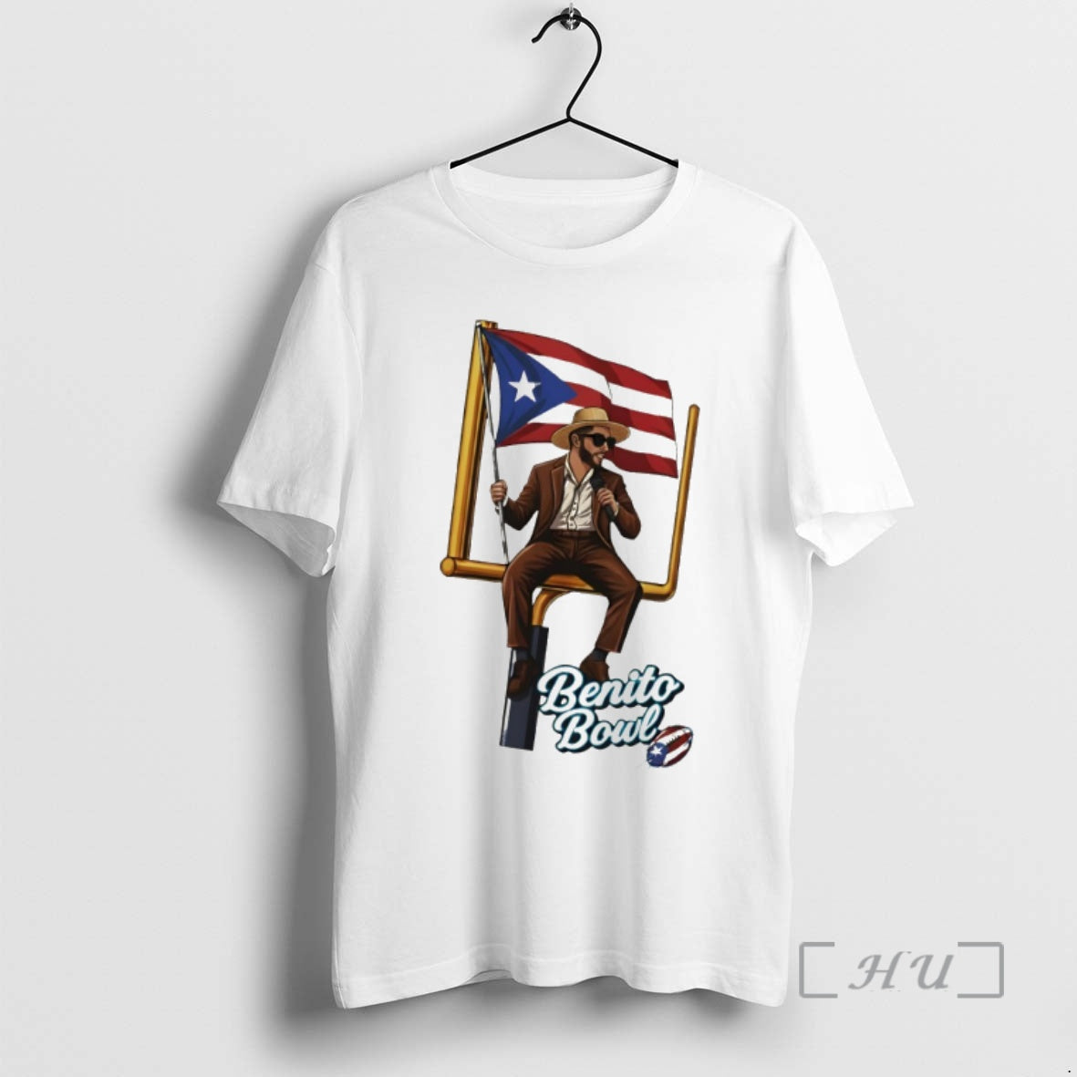 Officials Bad Bunny Benito Bowl Puerto Rican Football Halftime Show Flag Premium T Shirts Sweater Hoodie, Sweatshirt
