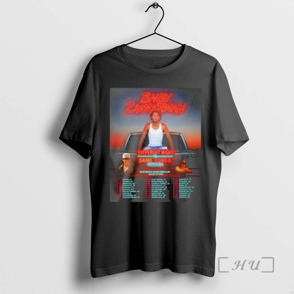 Officials Bailey Zimmerman Different Night Same Rodeo Tour 2026 T-Shirts, Hoodie, Sweatshirt | WearSparks.com