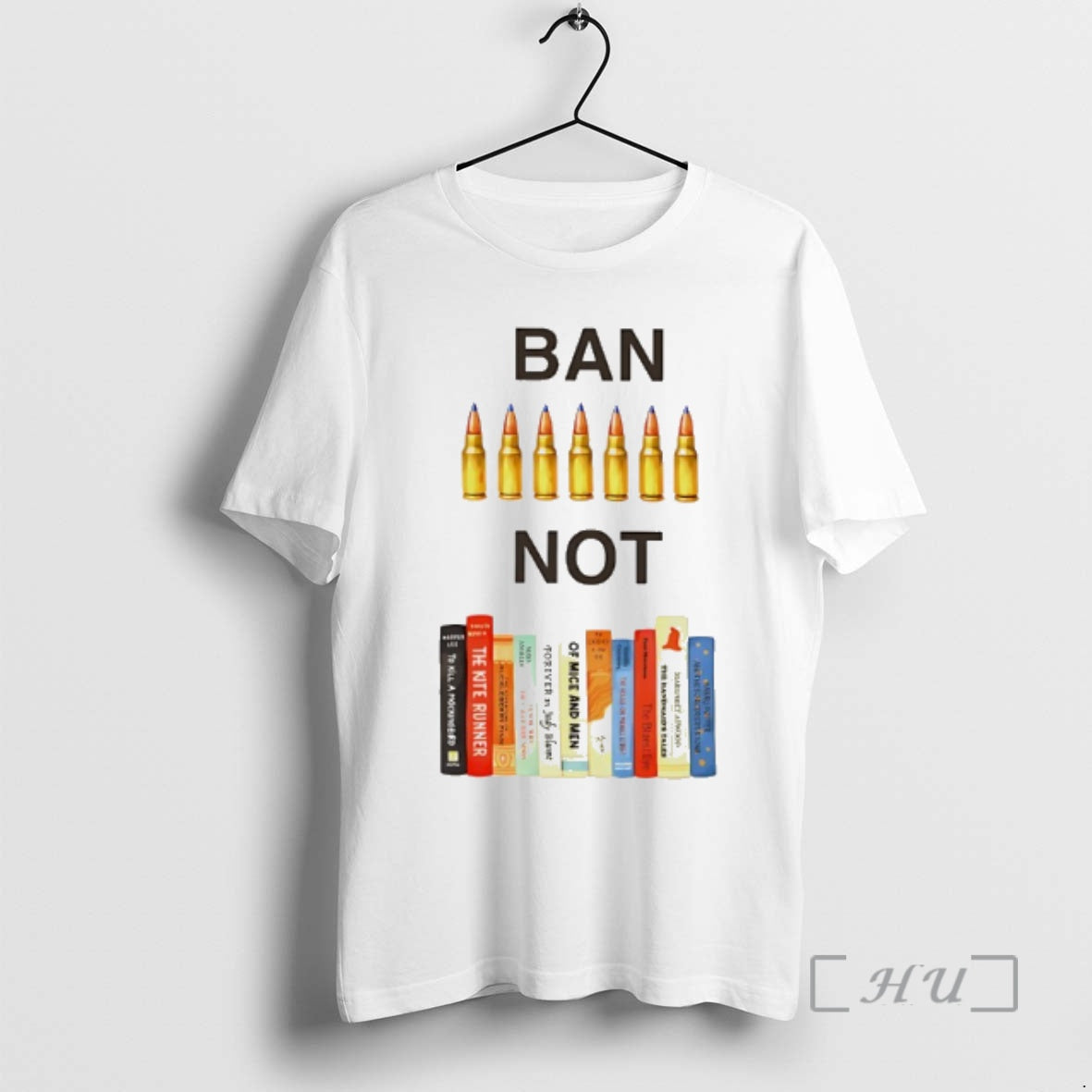Officials Ban Bullets Not Books Graphic
