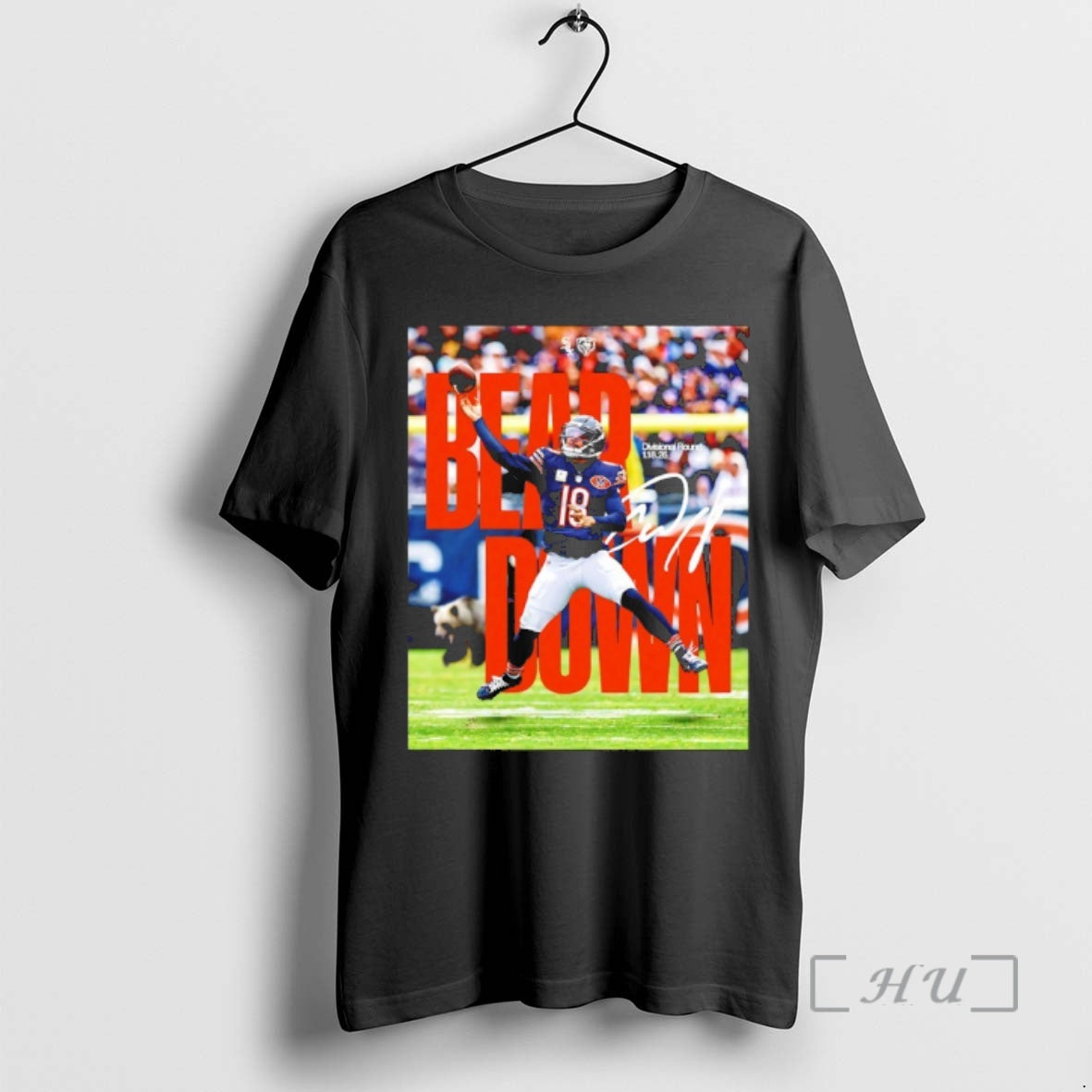 Officials Bear Down Caleb Williams Divisional Round 2026 Signature T-Shirts, Hoodie, Sweatshirt | WearSparks.com