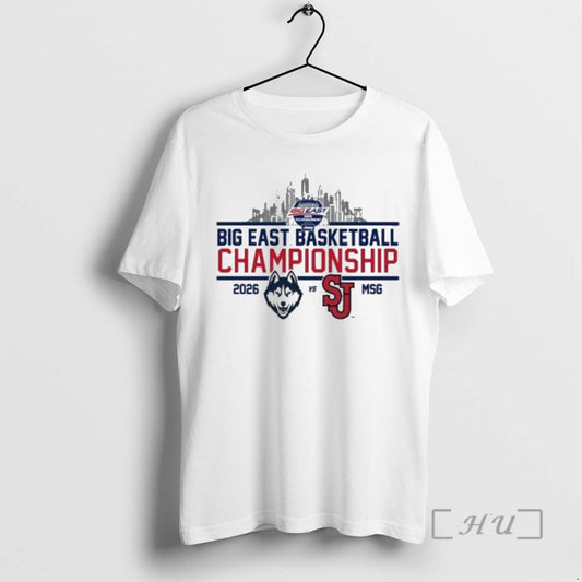 Officials Big East Basketball Championship 2026 Uconn Huskies Vs St Johns Premium T Shirts Sweater