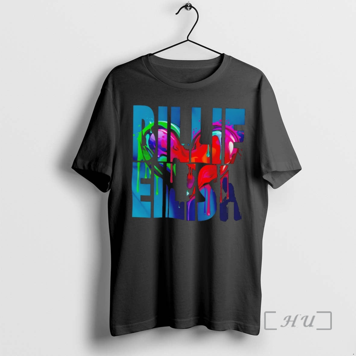 Officials Billie Eilish Heart Paint Drip