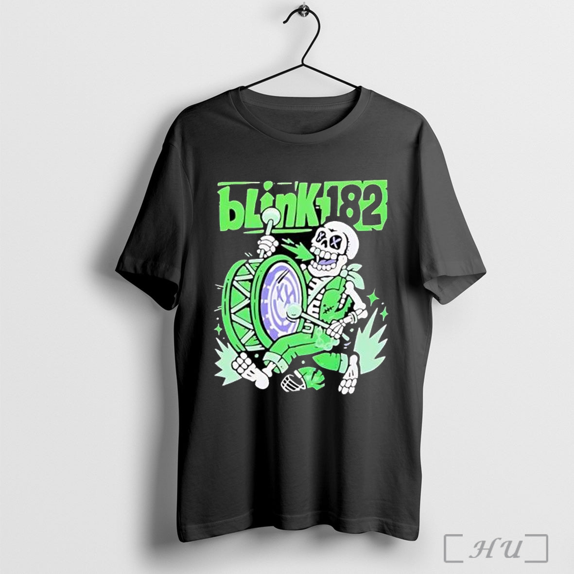 Officials Blink 182 Skeleton T Shirt