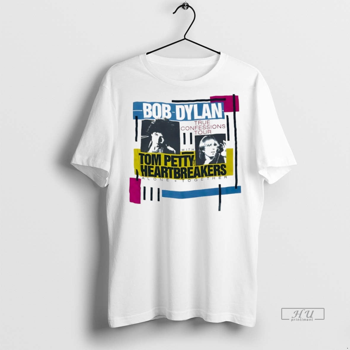 Officials Bob Dylan True Confessions Tour With Tom Petty Heartbreakers T Shirt Sweater