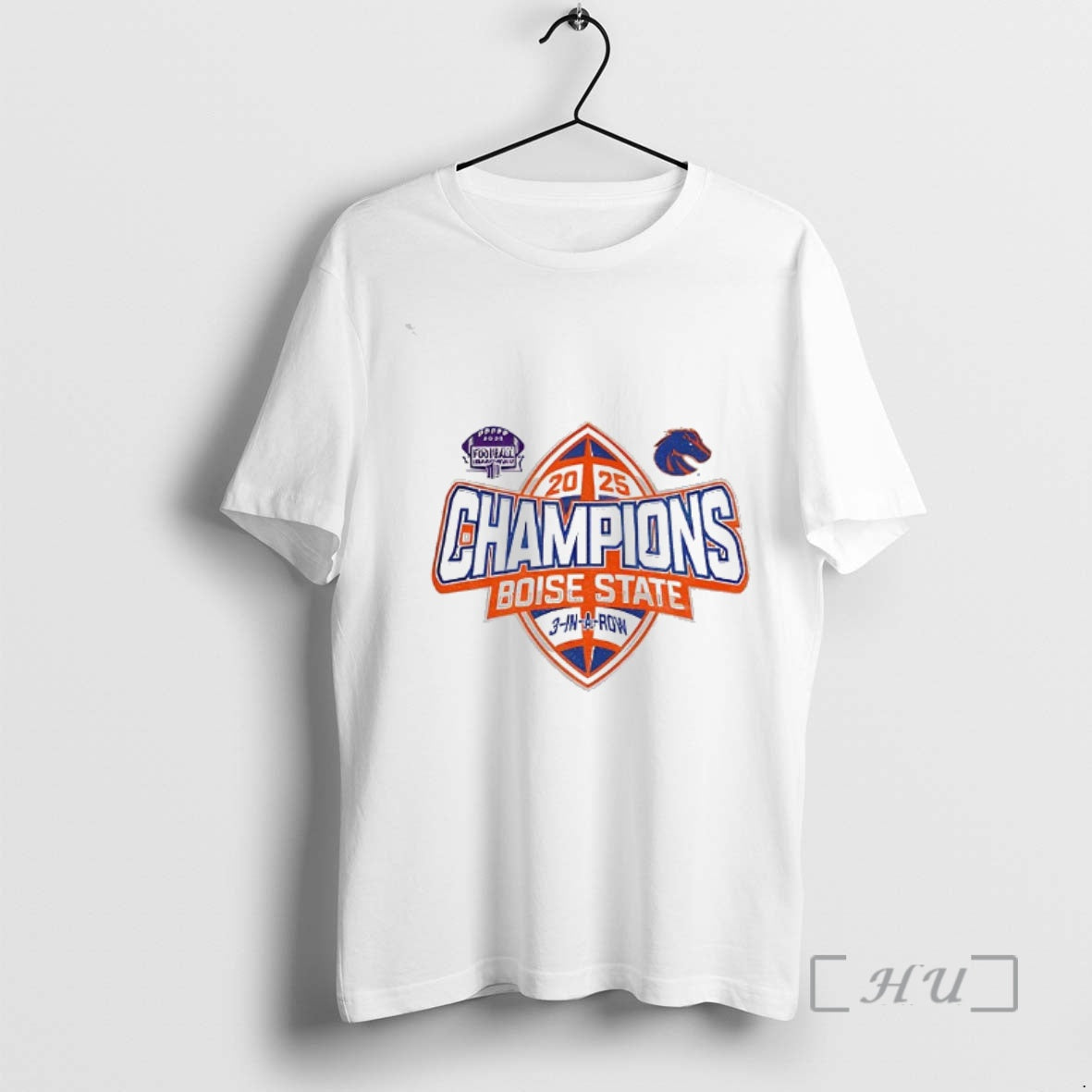Officials Boise State Broncos 2025 Mountain West Champions 3 In A Row Logo Premium T-Shirts, Hoodie, Sweatshirt