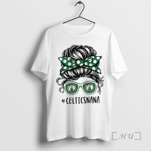 Officials Boston Celtics Nana Messy Bun