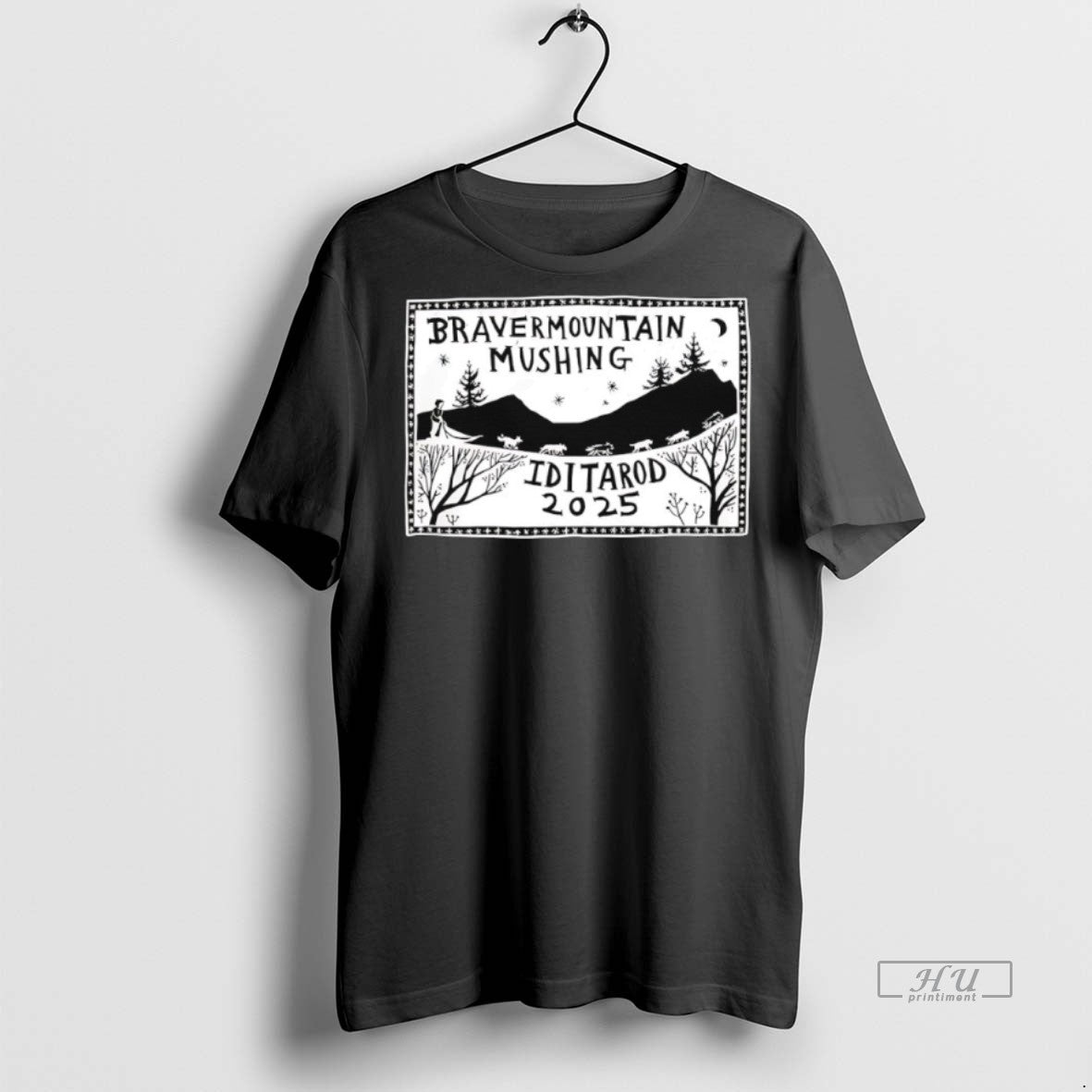 Officials Bravermountain Mushing Iditarod 2025 T Shirt Sweater