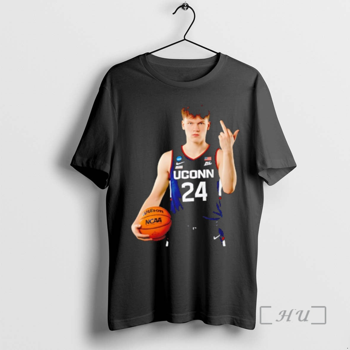 Officials Braylon Mullins Uconn Huskies Middle Finger Graphic