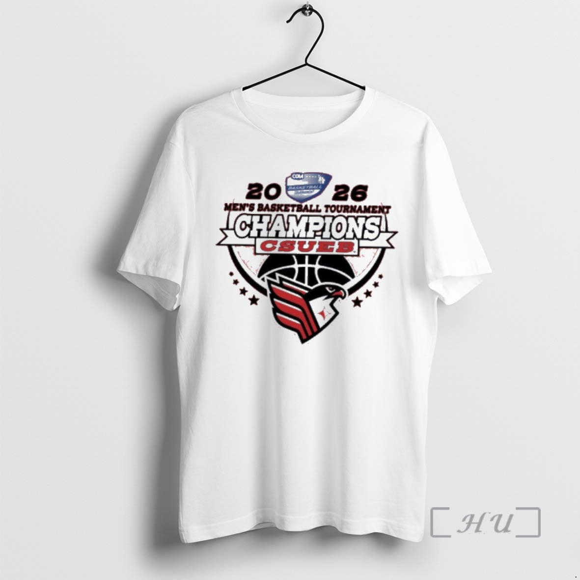Officials Cal State East Bay Pioneers 2026 Ccaa Mens Basketball Tournament Champions Premium T Shirts