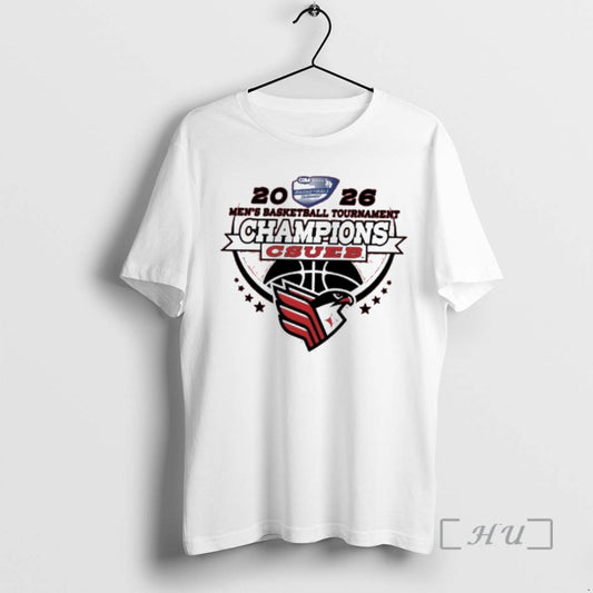 Officials Cal State East Bay Pioneers 2026 Ccaa Mens Basketball Tournament Champions Premium T Shirts