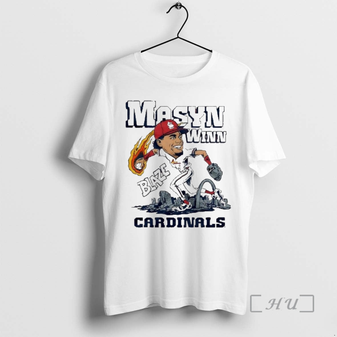 Officials Cardinals Masyn Winn Blaze Mlb Cartoon