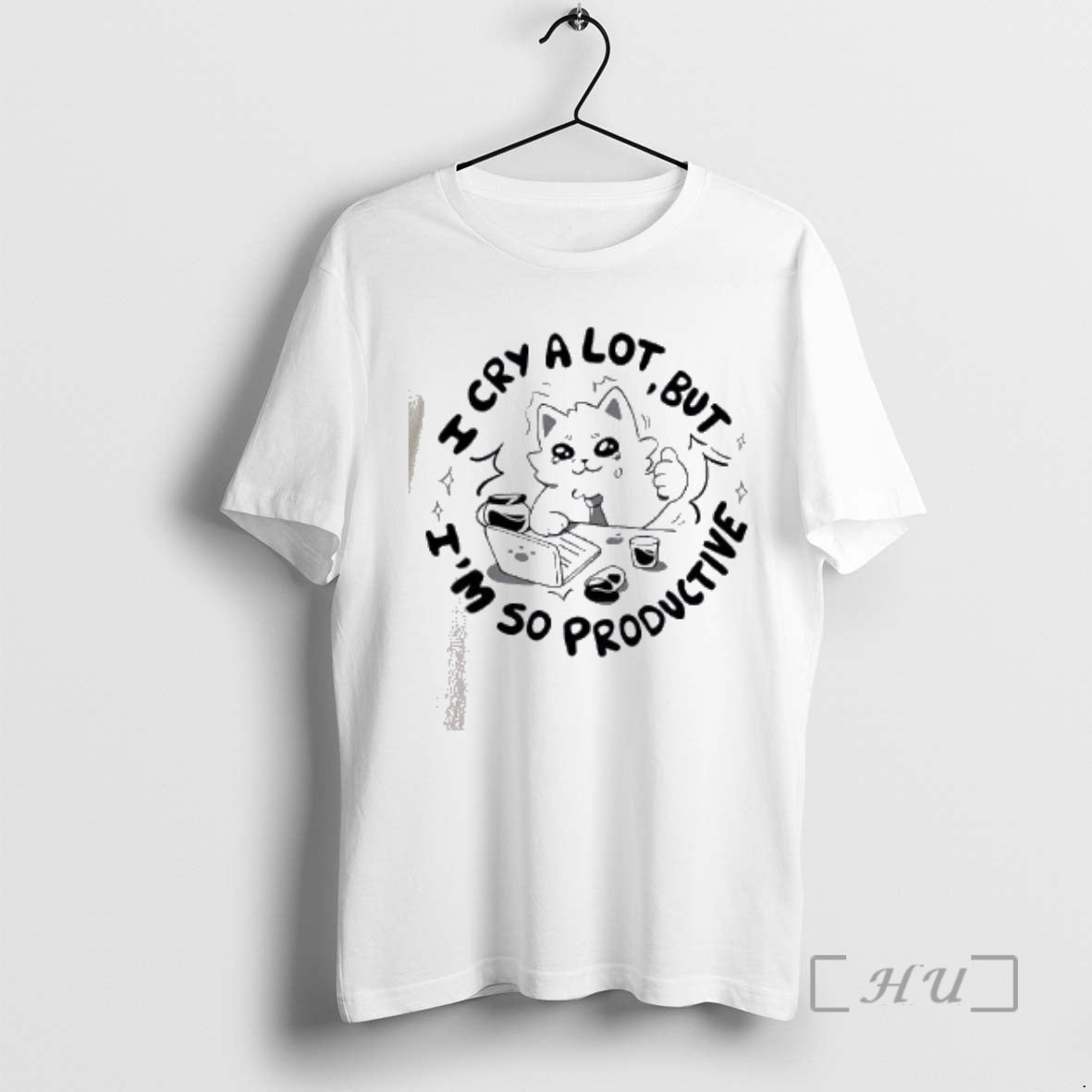 Officials Cat I Cry A Lot But Im So Productive T-Shirts, Hoodie, Sweatshirt | WearSparks.com