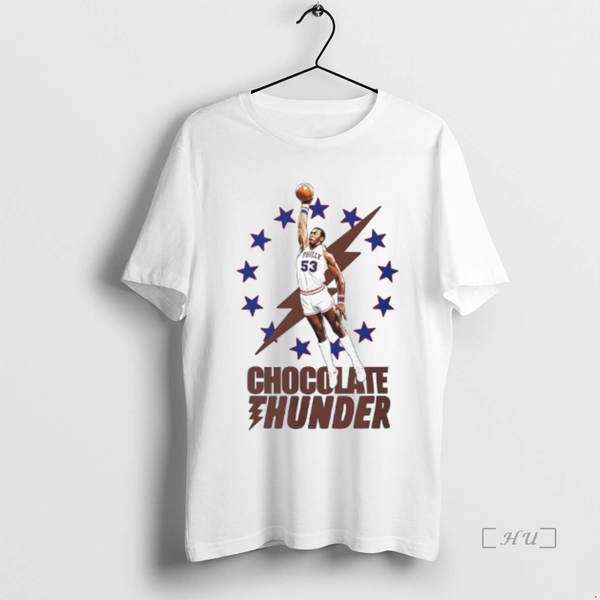 Officials Chocolate Thunder Darryl Dawkins Philadelphia Sixers Basketball T-Shirts, Hoodie, Sweatshirt | WearSparks.com