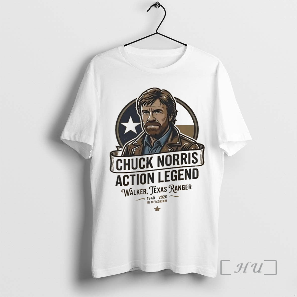 Officials Chuck Norris Action Legend Walker Texas Ranger 1940 2026 In Memoriam Premium T Shirts