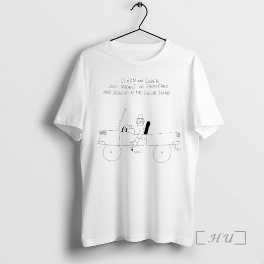 Officials Clean And Sober Just Means Im Showered And Heading Art Premium T Shirts Sweater