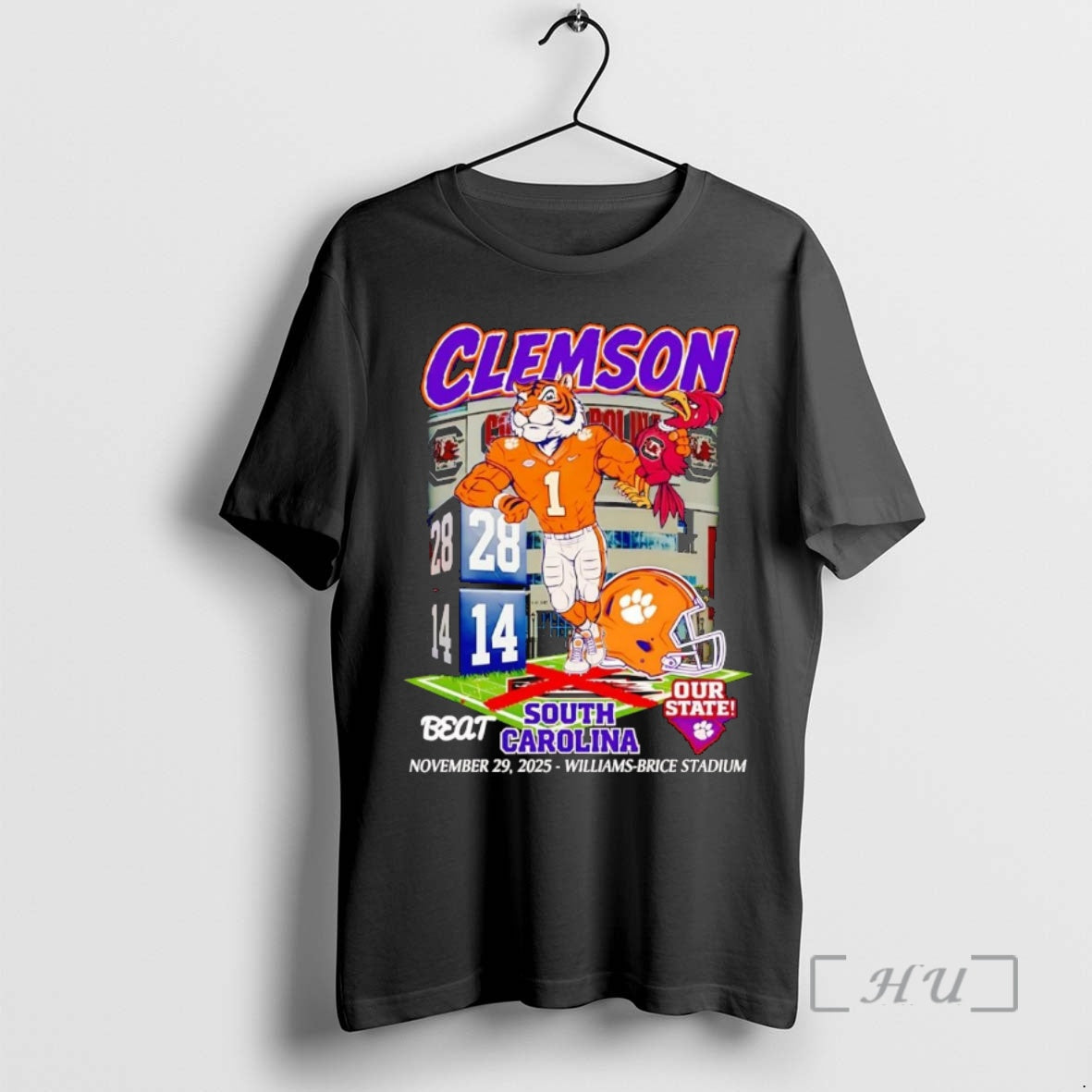 Officials Clemson Tigers Beat South Carolina 2025 Our State Mascot T-Shirts, Hoodie, Sweatshirt | WearSparks.com