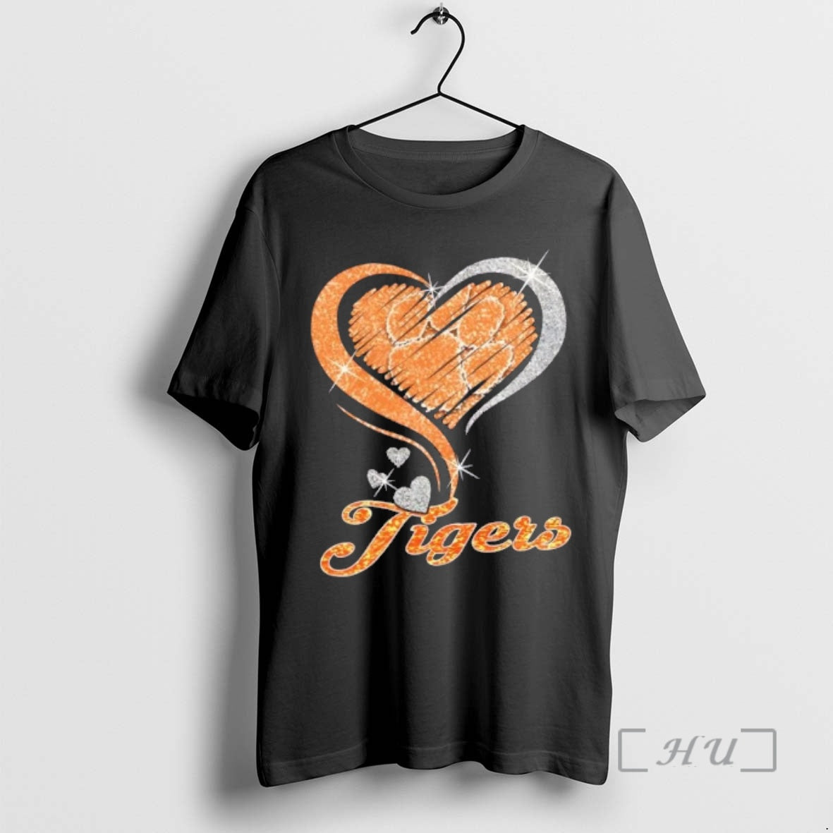 Officials Clemson Tigers Football In Glitter Heart Fans T-Shirts, Hoodie, Sweatshirt | WearSparks.com