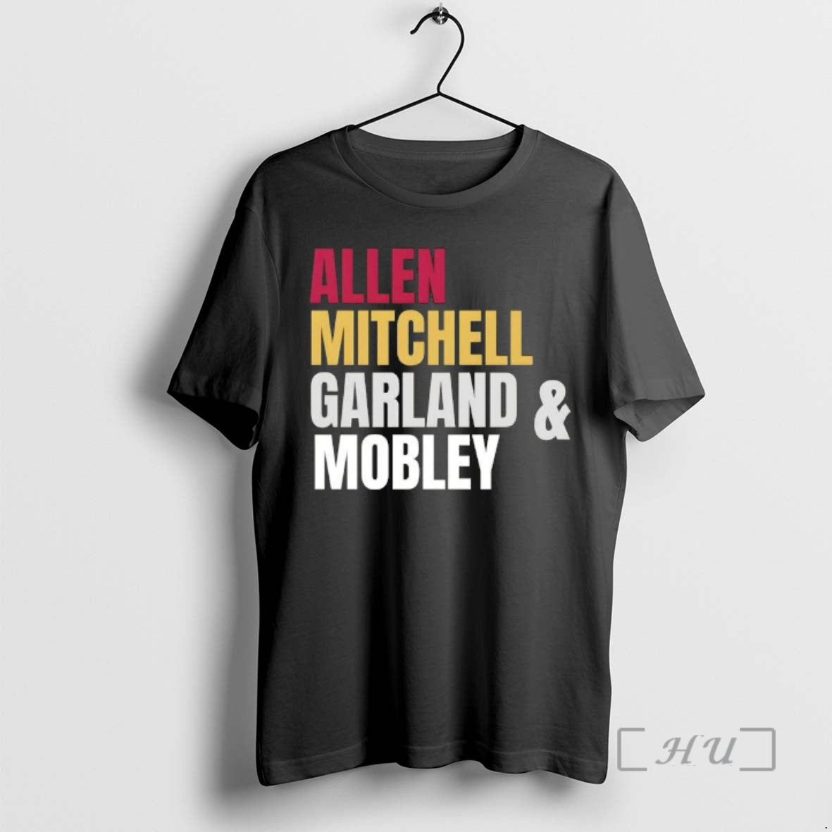 Officials Cleveland Cavaliers Basketball Starting Four Allen Mitchell Garland And Mobley Premium T Shirts Sweater