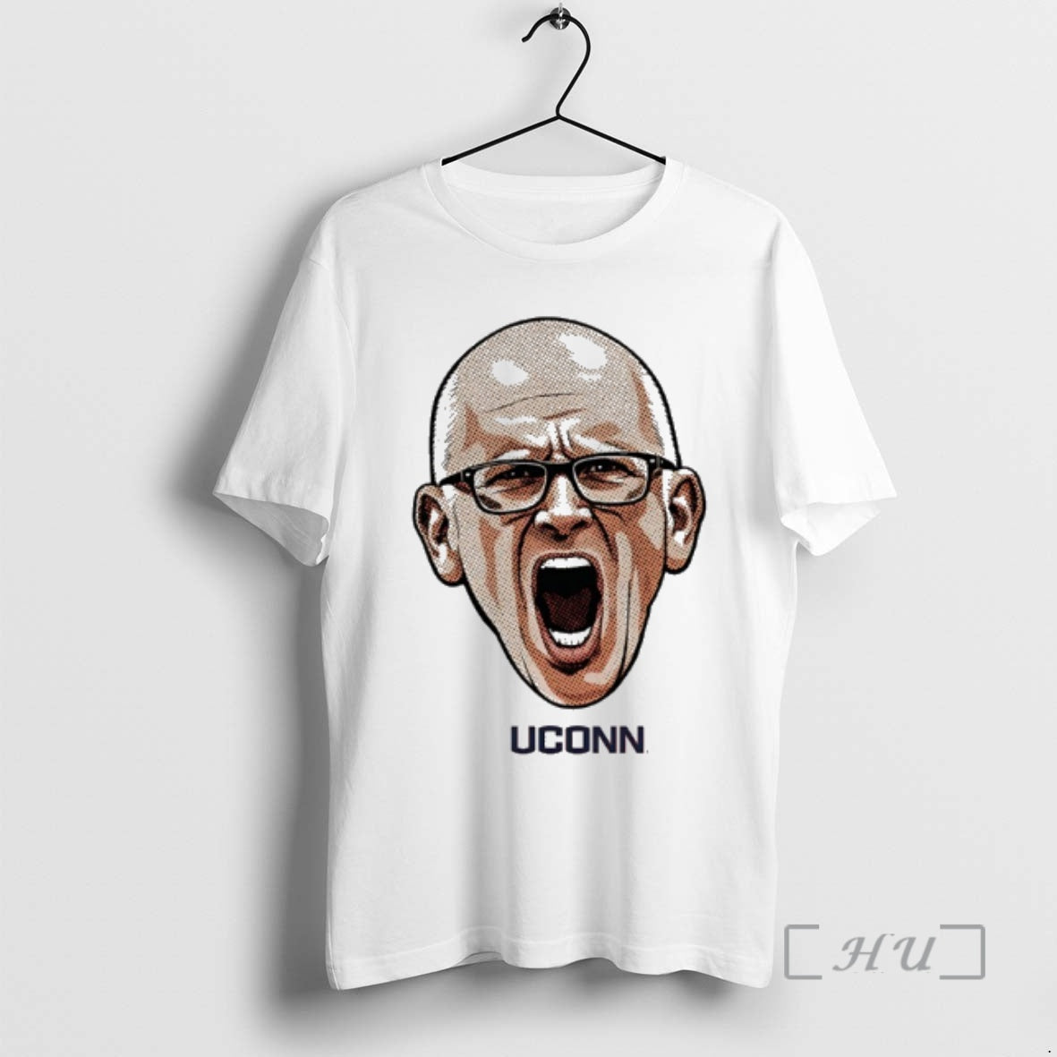 Officials Coach Hurley Of Head Coach Uconn Huskies Basketball Vintage