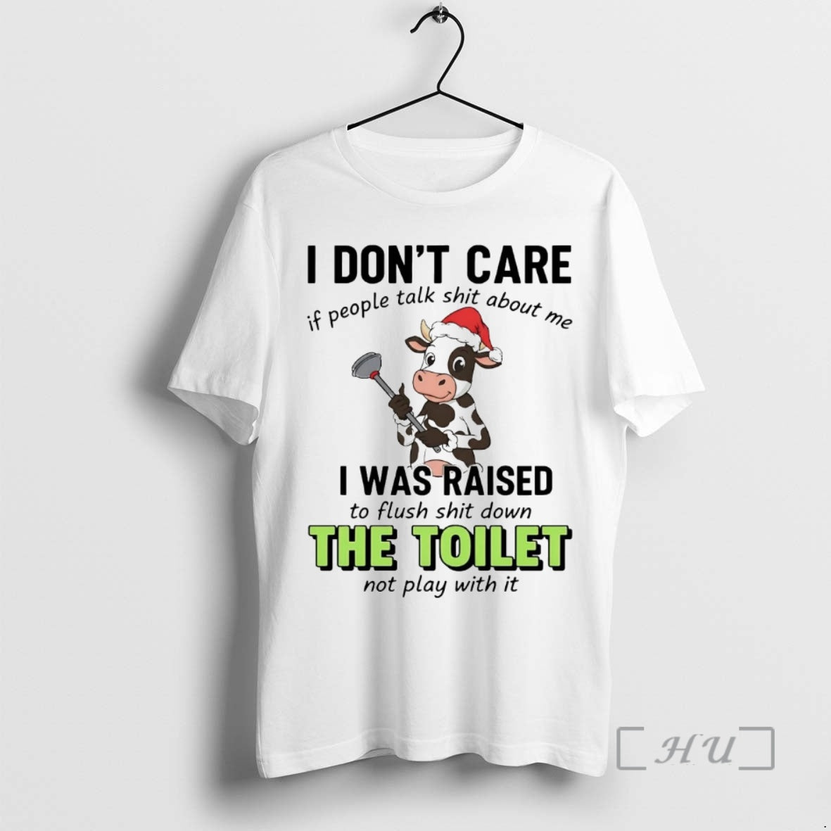 Officials Cow I Dont Care If People Talk Shit About Me I Was Raised Premium T-Shirts, Hoodie, Sweatshirt | WearSparks.com