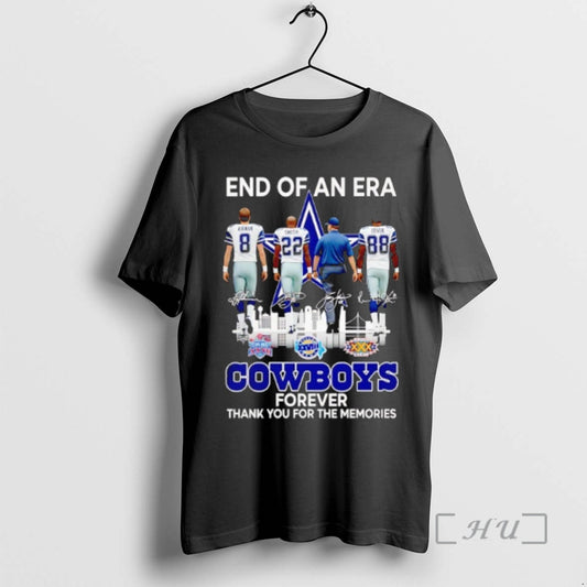 Officials Dallas Cowboys End Of An Era Forever Thank You For The Memories Premium T-Shirts, Hoodie, Sweatshirt