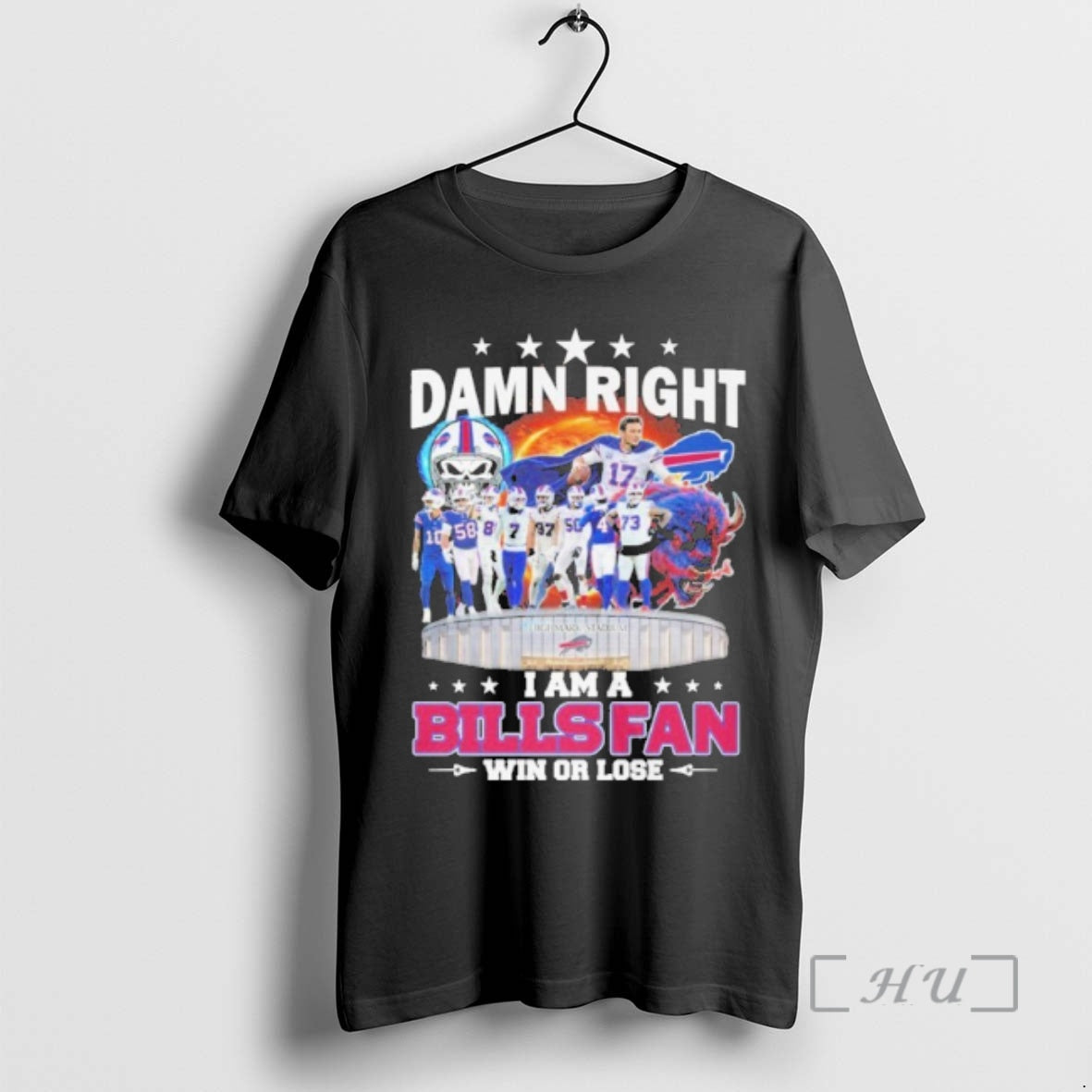 Officials Damn Right I Am A Bills Fan Win Or Lose Premium T Shirts Sweater Hoodie, Sweatshirt | WearSparks.com